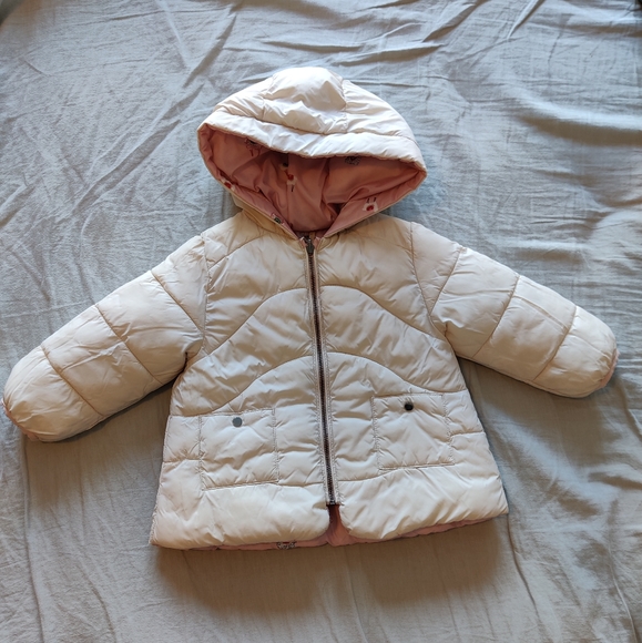 Zara Kids reversible llama puffer jacket, 2-3 years - Picture 3 of 6